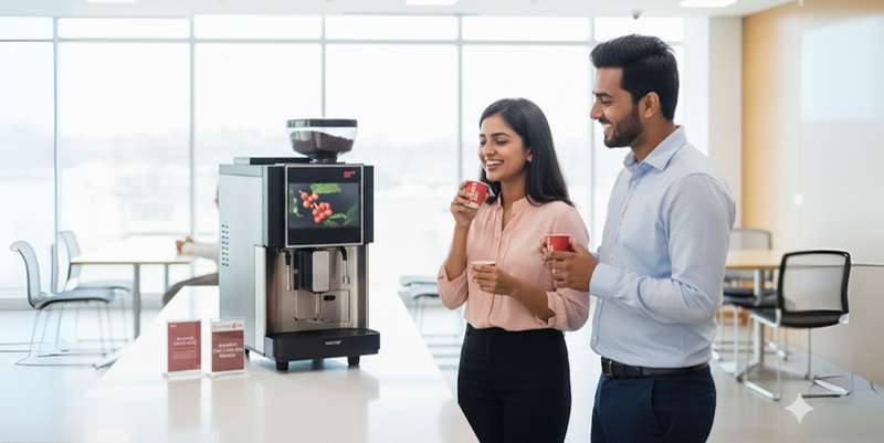 Corporate coffee vending solutions
